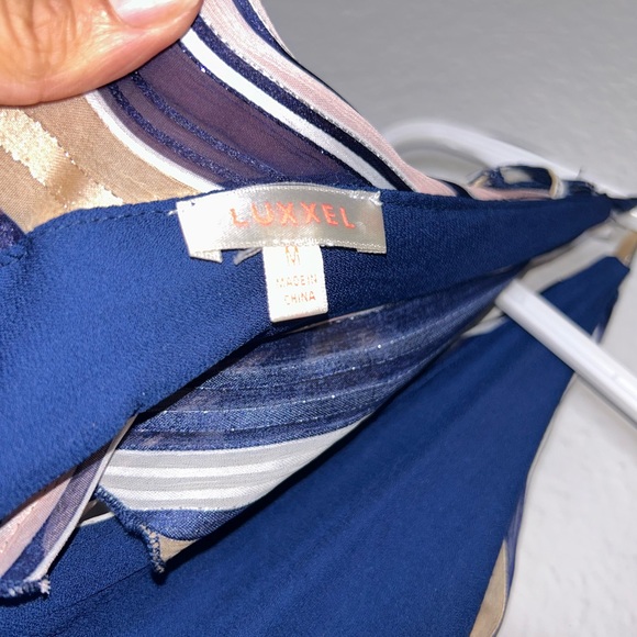 Multi-Color Leg Split Jumpsuit - Picture 8 of 9